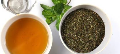 Herbal tea in attractive packaging with a focus on health benefits and soothing properties